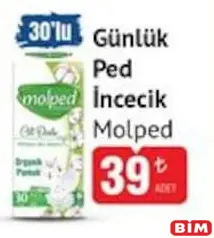 MOLPED GÜNLÜK PED İNCECİK 30'LU